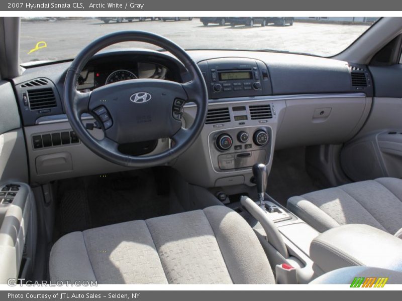 Gray Interior - 2007 Sonata GLS 