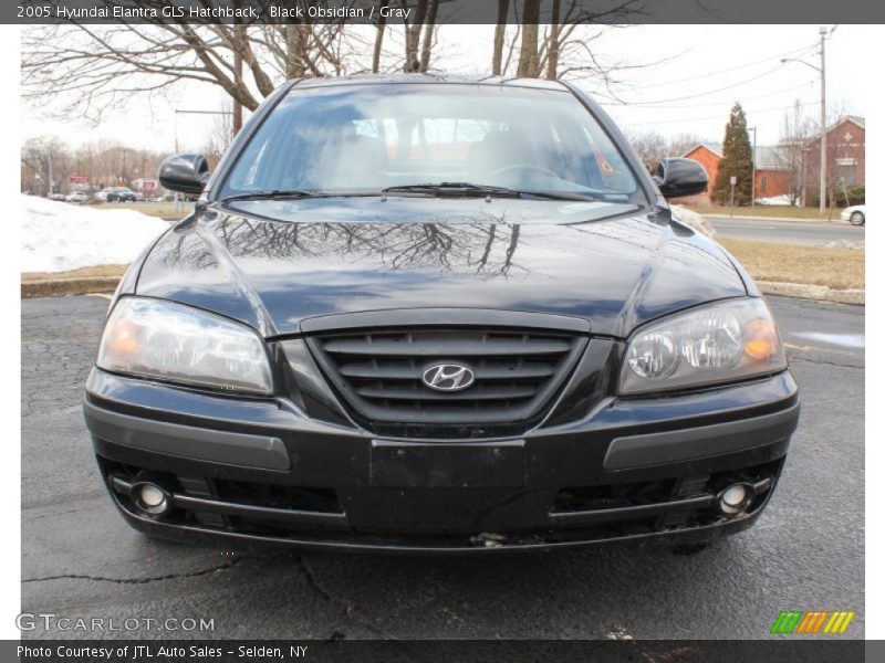 Black Obsidian / Gray 2005 Hyundai Elantra GLS Hatchback
