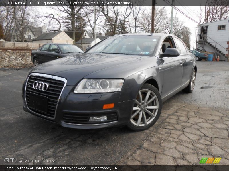 Oyster Gray Metallic / Amaretto/Black 2010 Audi A6 3.0 TFSI quattro Sedan