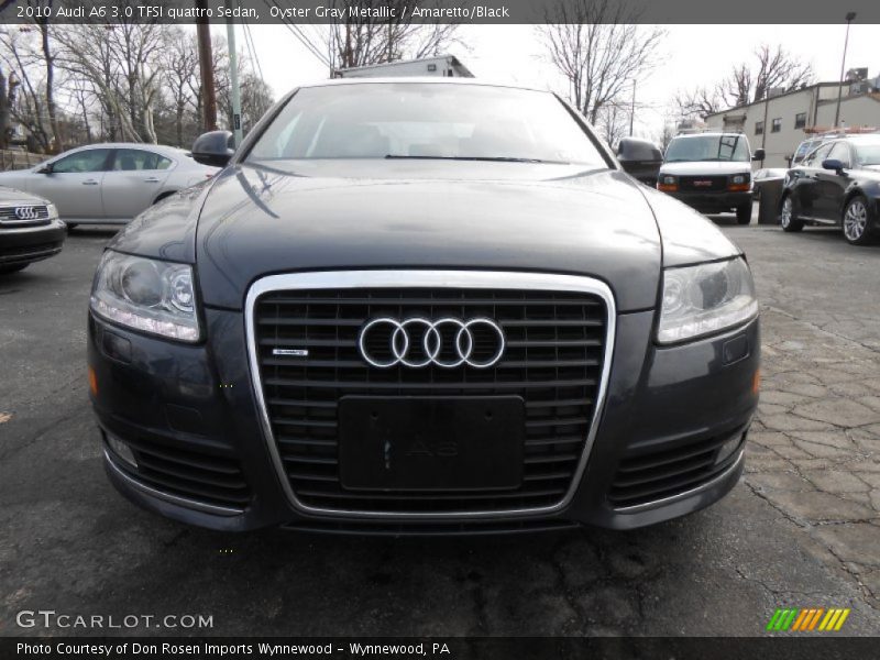 Oyster Gray Metallic / Amaretto/Black 2010 Audi A6 3.0 TFSI quattro Sedan