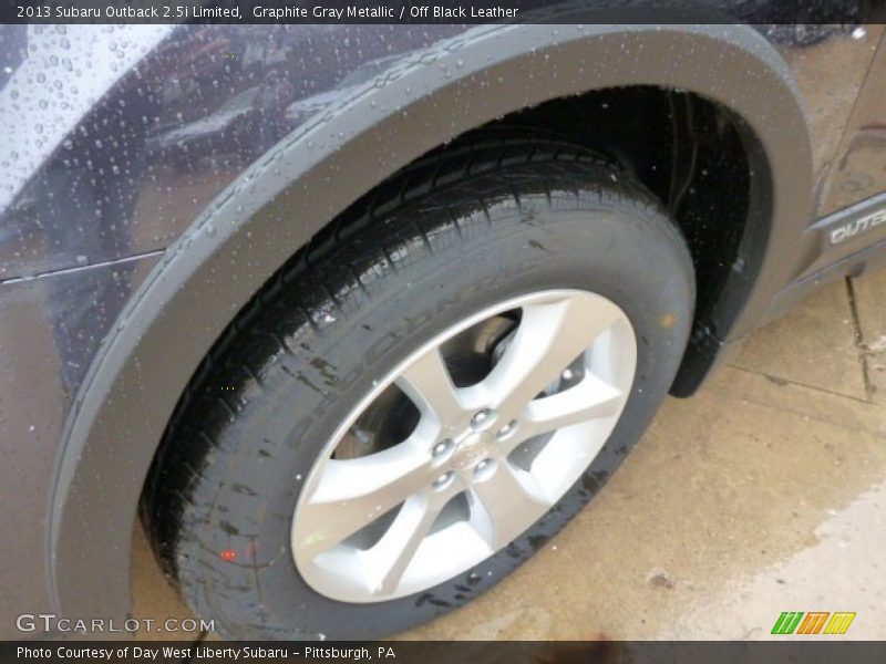Graphite Gray Metallic / Off Black Leather 2013 Subaru Outback 2.5i Limited