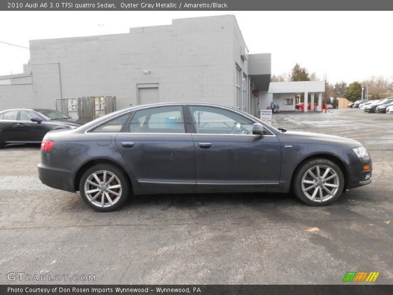 Oyster Gray Metallic / Amaretto/Black 2010 Audi A6 3.0 TFSI quattro Sedan