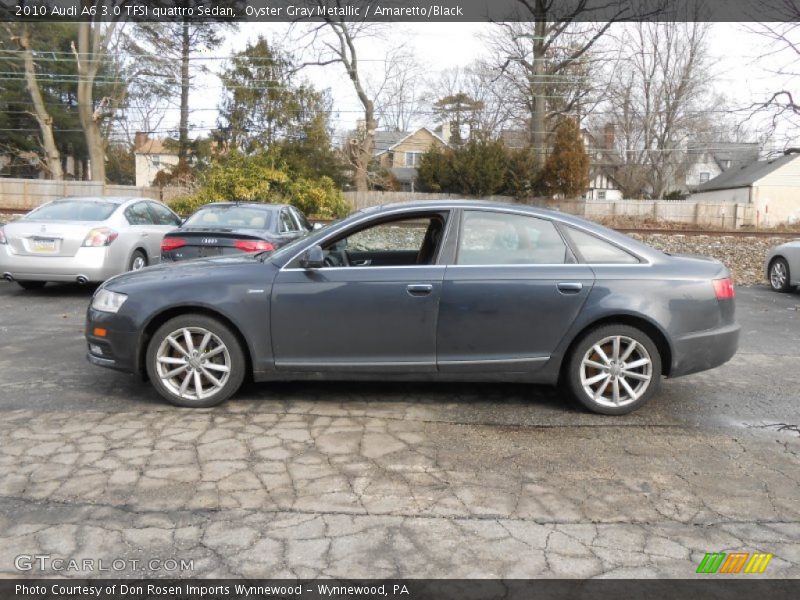 Oyster Gray Metallic / Amaretto/Black 2010 Audi A6 3.0 TFSI quattro Sedan