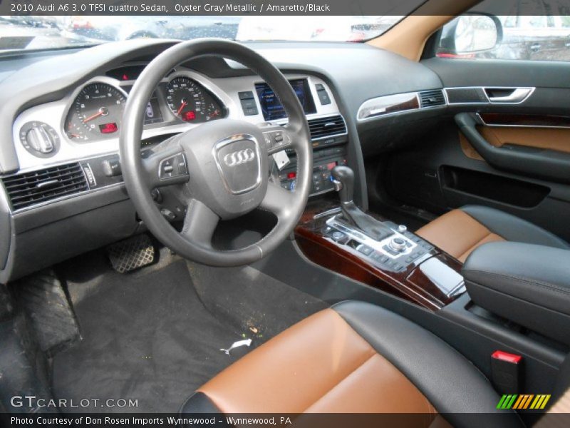 Amaretto/Black Interior - 2010 A6 3.0 TFSI quattro Sedan 