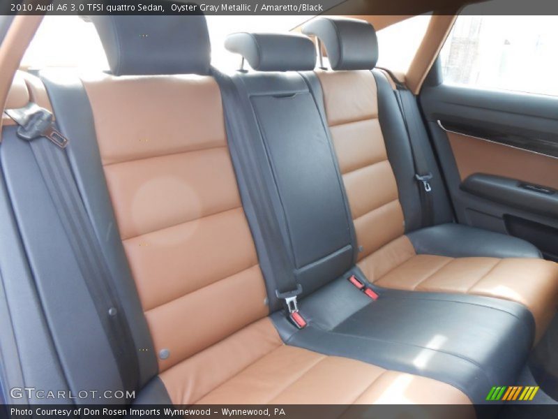 Rear Seat of 2010 A6 3.0 TFSI quattro Sedan