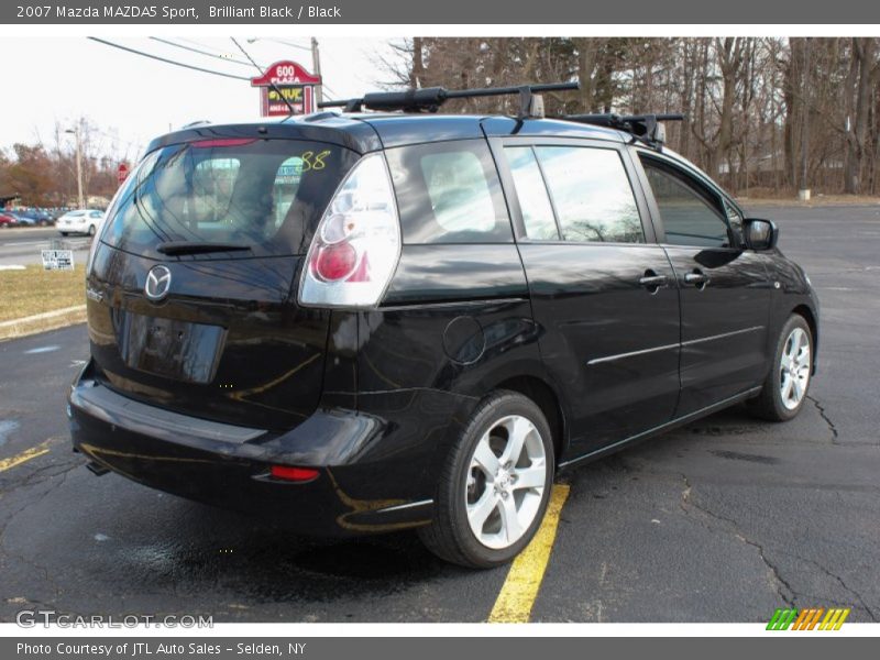 Brilliant Black / Black 2007 Mazda MAZDA5 Sport