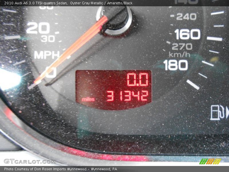 Oyster Gray Metallic / Amaretto/Black 2010 Audi A6 3.0 TFSI quattro Sedan