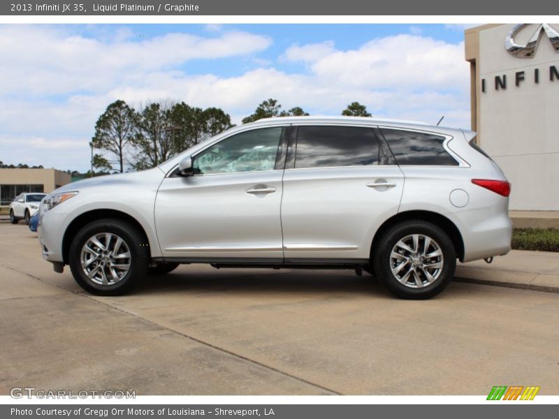 Liquid Platinum / Graphite 2013 Infiniti JX 35
