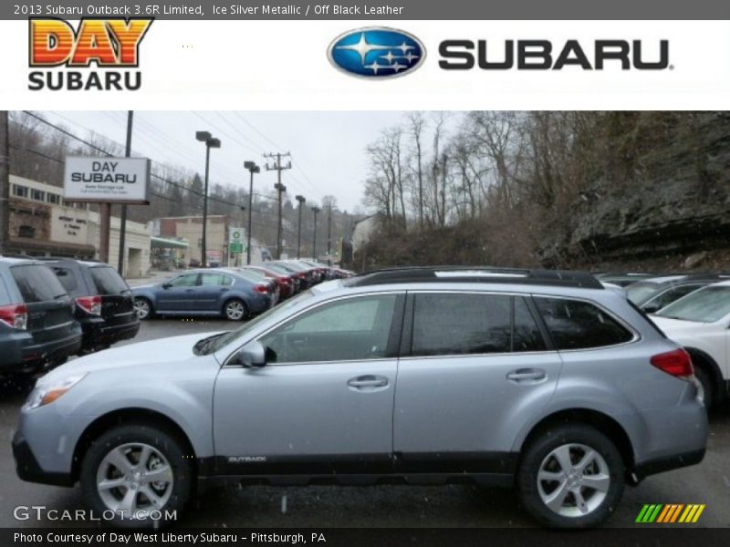Ice Silver Metallic / Off Black Leather 2013 Subaru Outback 3.6R Limited