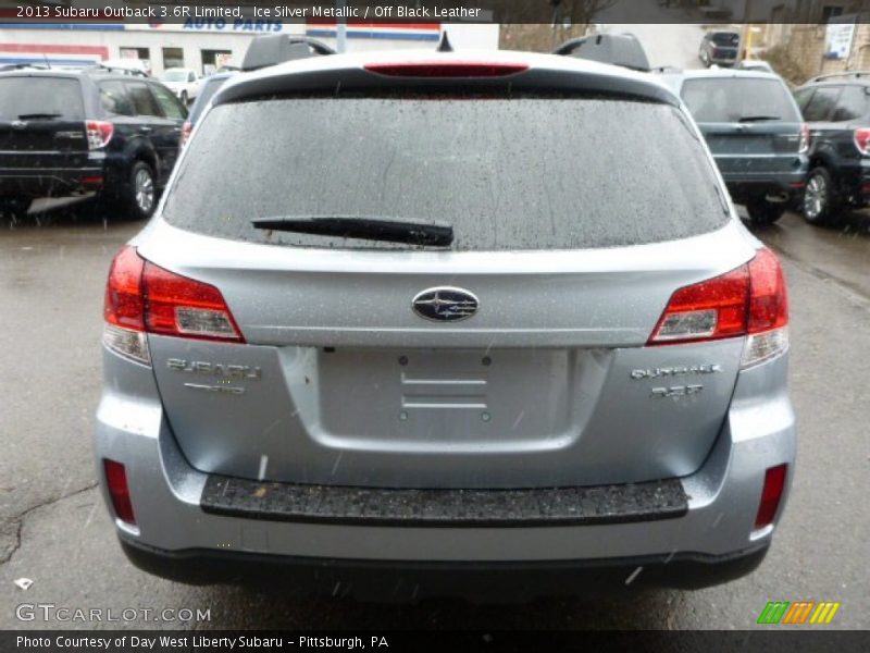 Ice Silver Metallic / Off Black Leather 2013 Subaru Outback 3.6R Limited
