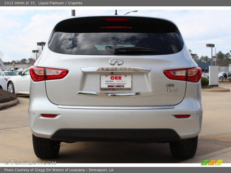 Liquid Platinum / Graphite 2013 Infiniti JX 35