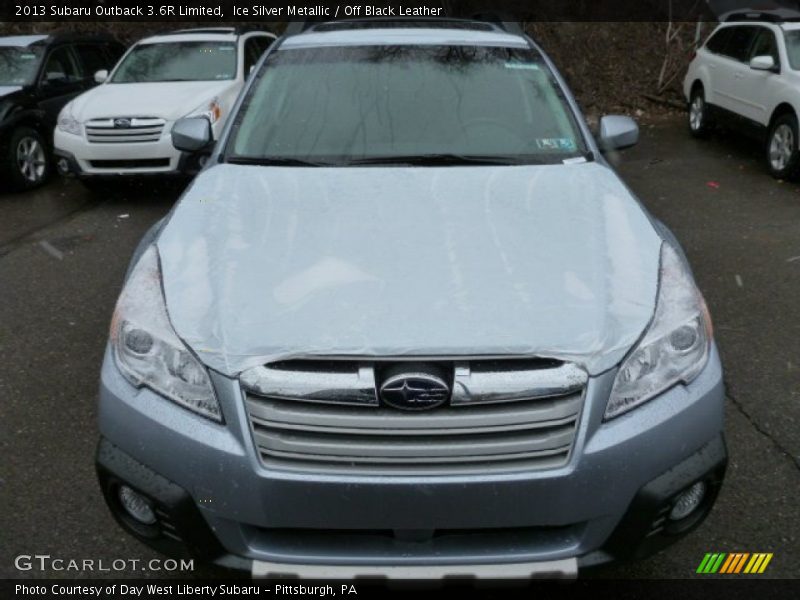 Ice Silver Metallic / Off Black Leather 2013 Subaru Outback 3.6R Limited