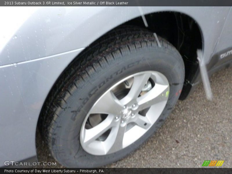 Ice Silver Metallic / Off Black Leather 2013 Subaru Outback 3.6R Limited