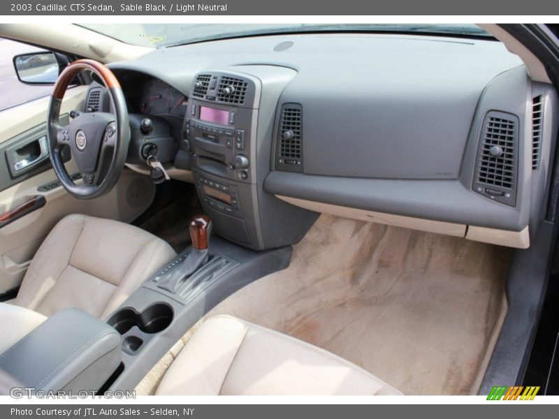 Sable Black / Light Neutral 2003 Cadillac CTS Sedan