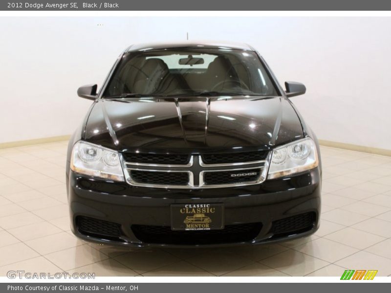 Black / Black 2012 Dodge Avenger SE