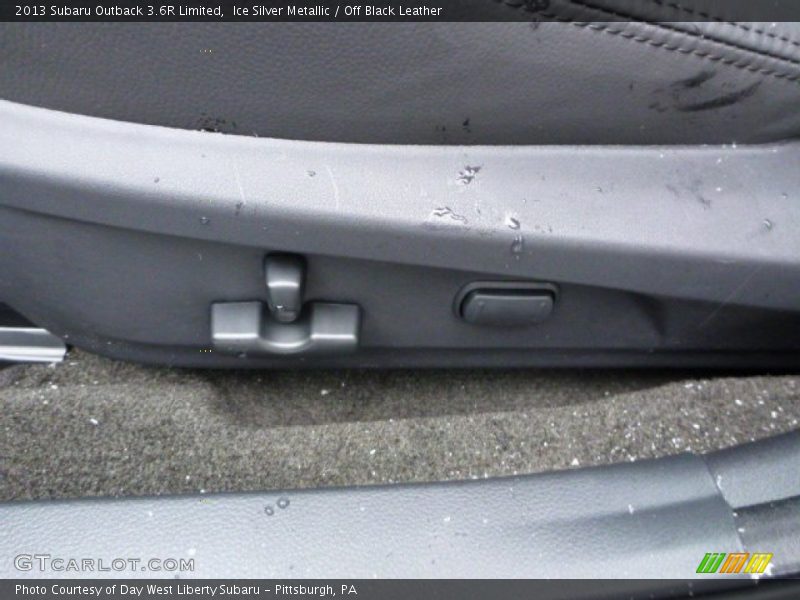 Ice Silver Metallic / Off Black Leather 2013 Subaru Outback 3.6R Limited