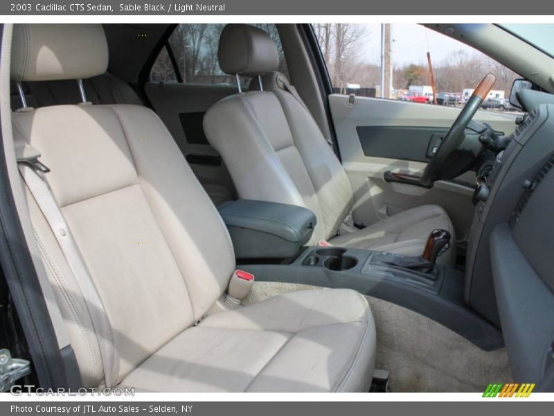 Sable Black / Light Neutral 2003 Cadillac CTS Sedan