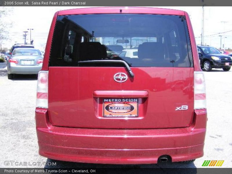 Salsa Red Pearl / Dark Charcoal 2006 Scion xB