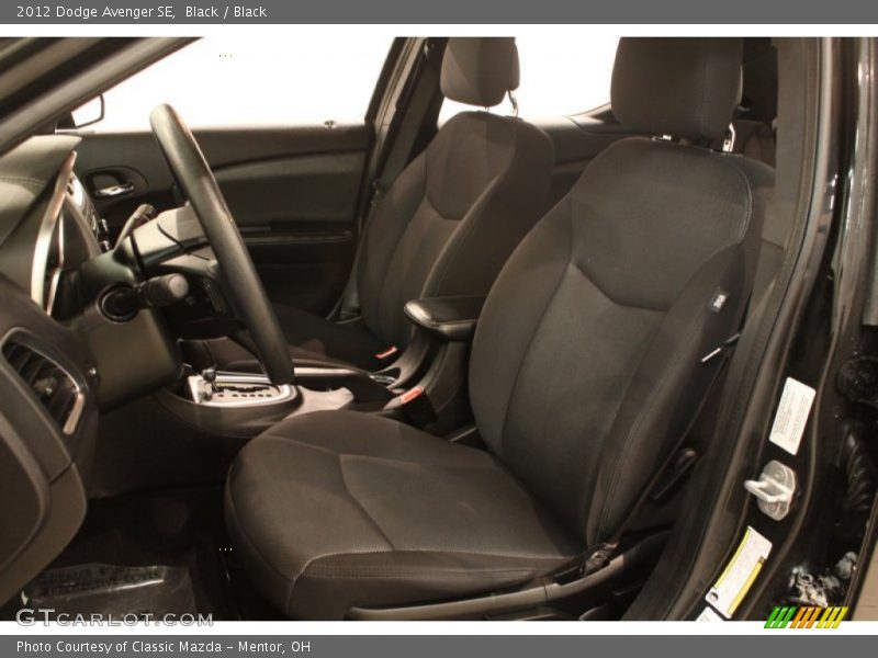 Black / Black 2012 Dodge Avenger SE