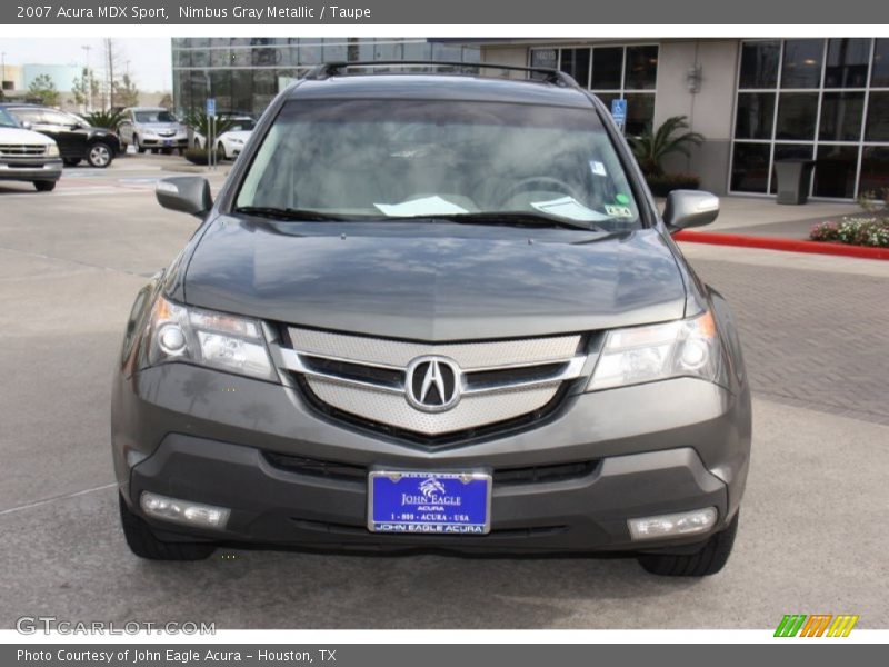 Nimbus Gray Metallic / Taupe 2007 Acura MDX Sport