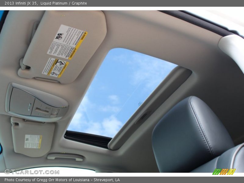 Liquid Platinum / Graphite 2013 Infiniti JX 35