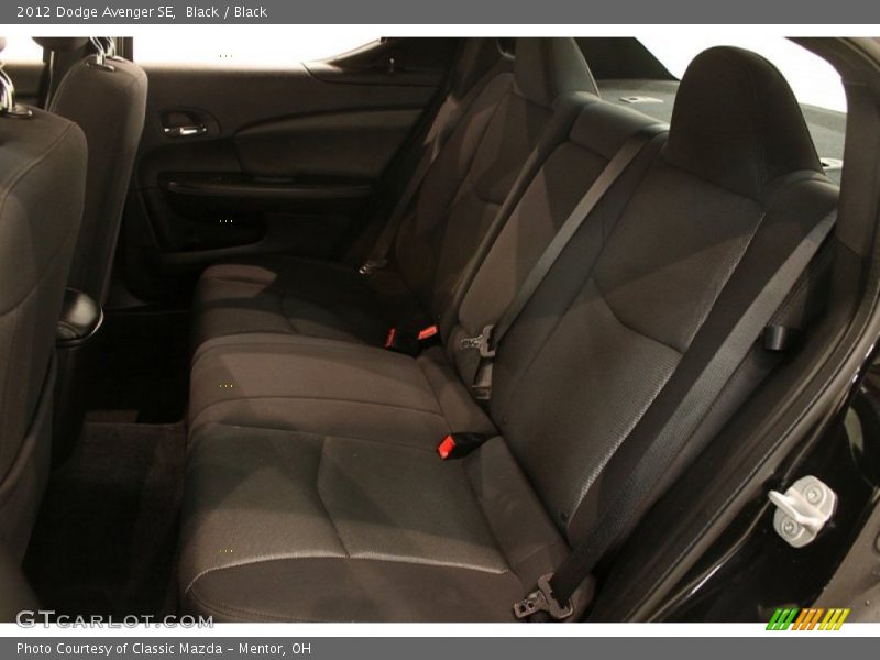 Black / Black 2012 Dodge Avenger SE