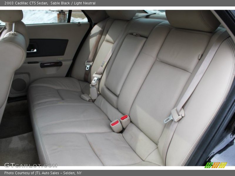 Sable Black / Light Neutral 2003 Cadillac CTS Sedan