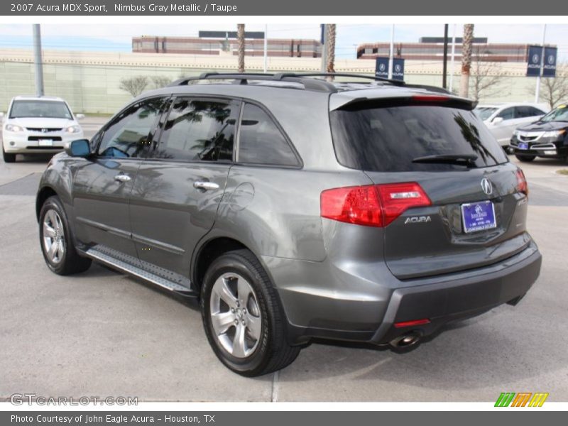 Nimbus Gray Metallic / Taupe 2007 Acura MDX Sport