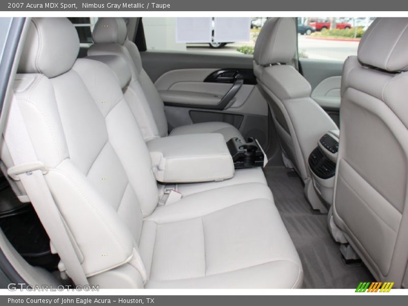 Rear Seat of 2007 MDX Sport