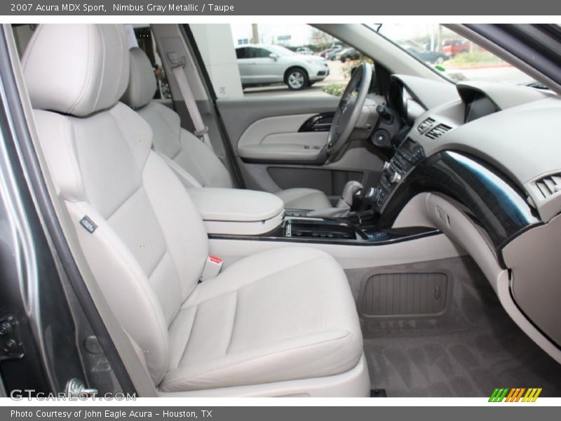 Front Seat of 2007 MDX Sport