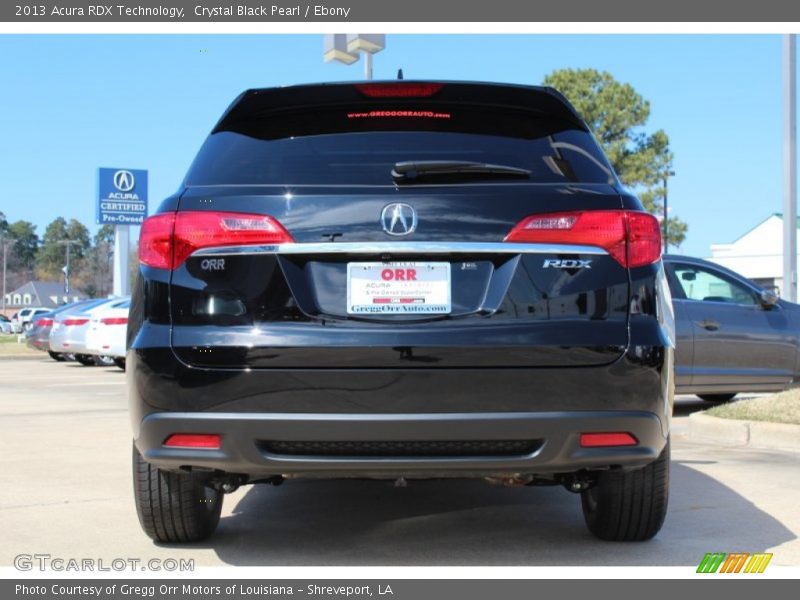 Crystal Black Pearl / Ebony 2013 Acura RDX Technology