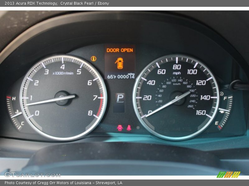 Crystal Black Pearl / Ebony 2013 Acura RDX Technology
