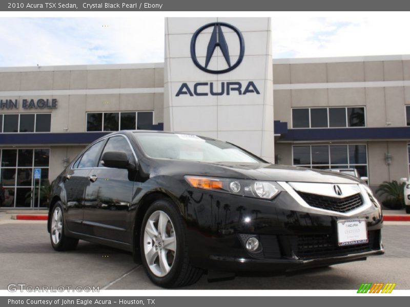 Crystal Black Pearl / Ebony 2010 Acura TSX Sedan