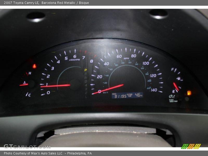 Barcelona Red Metallic / Bisque 2007 Toyota Camry LE