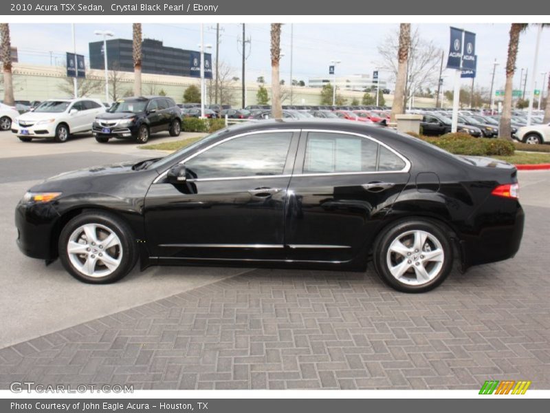 Crystal Black Pearl / Ebony 2010 Acura TSX Sedan