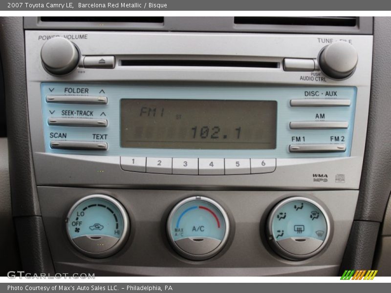 Barcelona Red Metallic / Bisque 2007 Toyota Camry LE