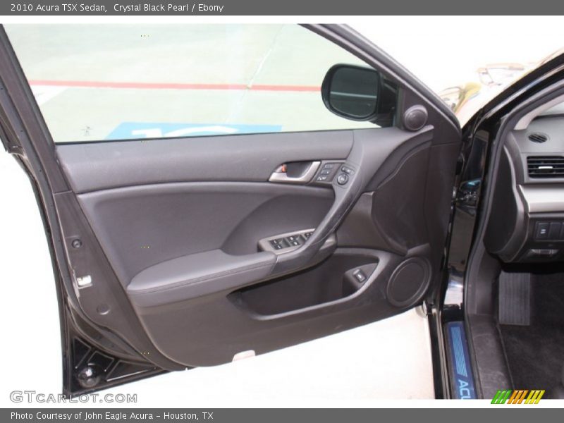 Crystal Black Pearl / Ebony 2010 Acura TSX Sedan