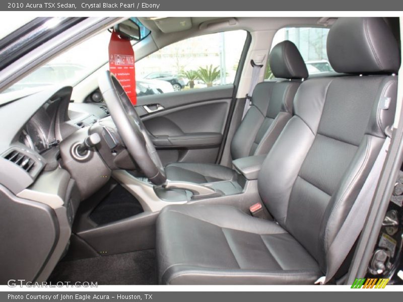 Crystal Black Pearl / Ebony 2010 Acura TSX Sedan