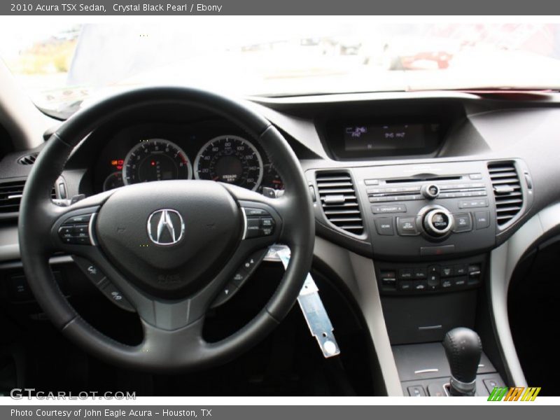Crystal Black Pearl / Ebony 2010 Acura TSX Sedan