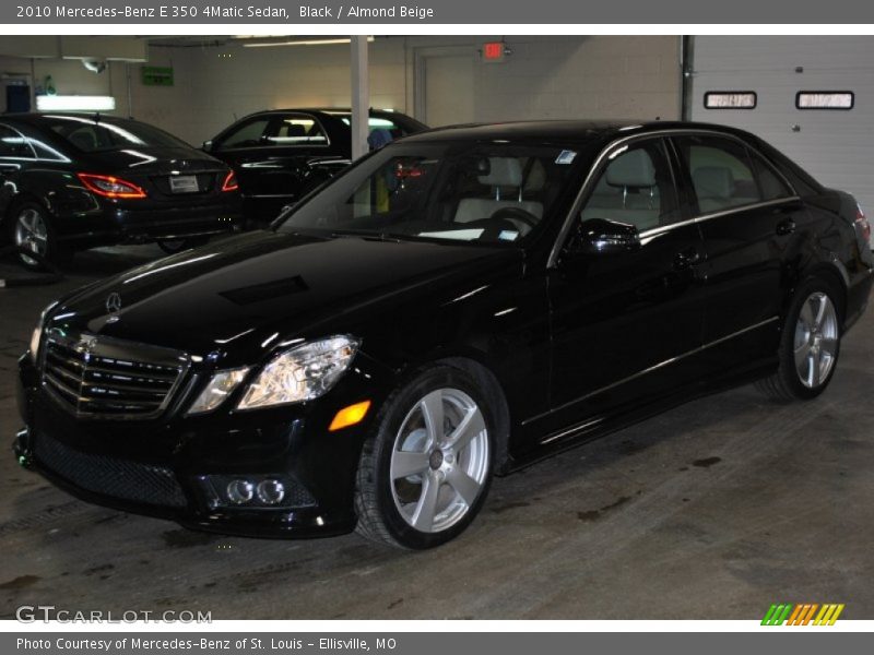 Black / Almond Beige 2010 Mercedes-Benz E 350 4Matic Sedan