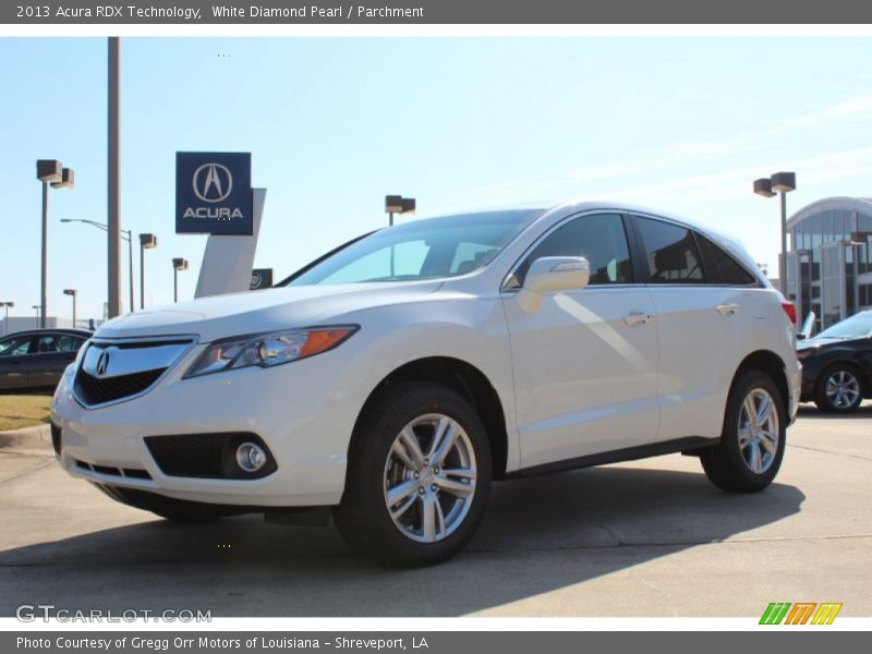 White Diamond Pearl / Parchment 2013 Acura RDX Technology