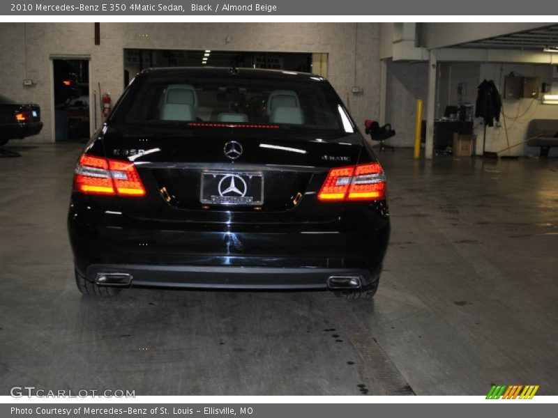 Black / Almond Beige 2010 Mercedes-Benz E 350 4Matic Sedan