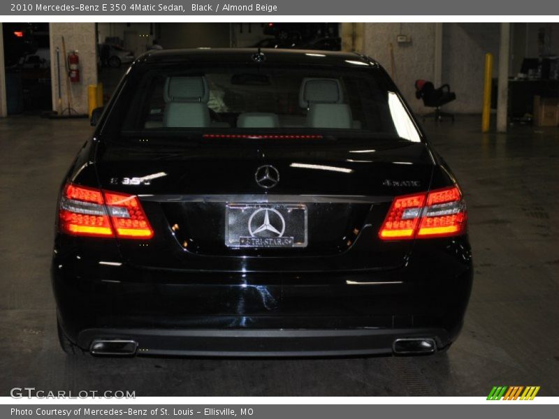 Black / Almond Beige 2010 Mercedes-Benz E 350 4Matic Sedan