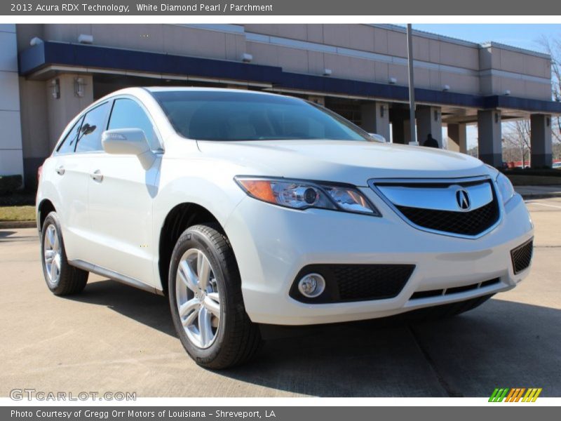 White Diamond Pearl / Parchment 2013 Acura RDX Technology