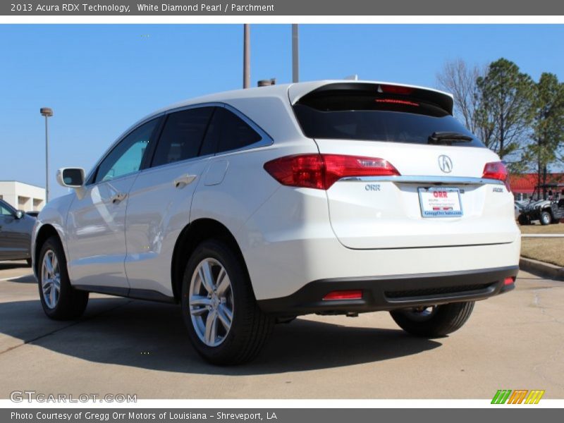 White Diamond Pearl / Parchment 2013 Acura RDX Technology