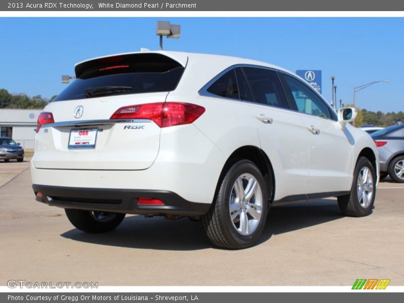 White Diamond Pearl / Parchment 2013 Acura RDX Technology