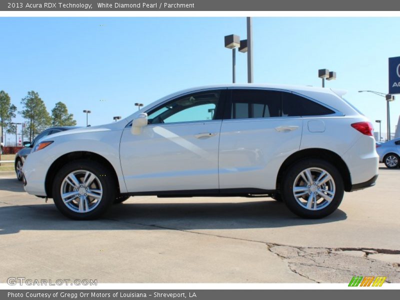 White Diamond Pearl / Parchment 2013 Acura RDX Technology