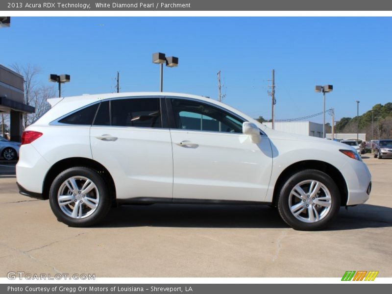 White Diamond Pearl / Parchment 2013 Acura RDX Technology