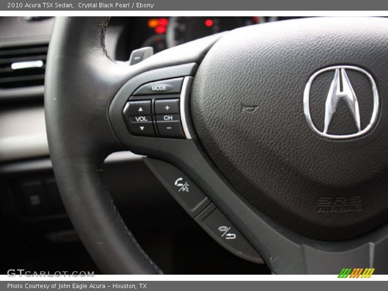 Crystal Black Pearl / Ebony 2010 Acura TSX Sedan