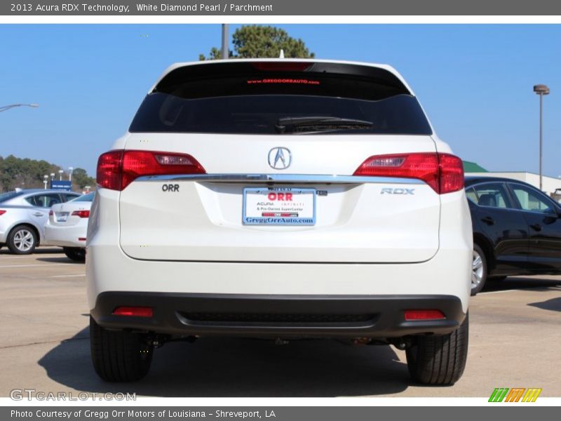 White Diamond Pearl / Parchment 2013 Acura RDX Technology
